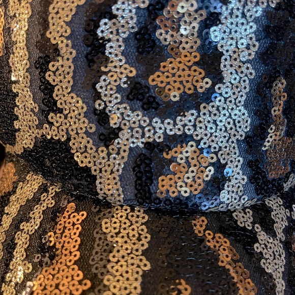 Sequin Baseball Cap. MULTI or CHEETAH Adjustable Back Closure. Fall Colors NEW - Picture 9 of 9